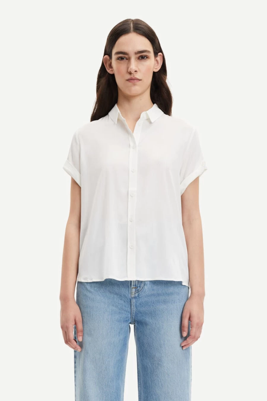 Samsoe Samsoe Women's Clear Cream Shirt - Majan SS Style