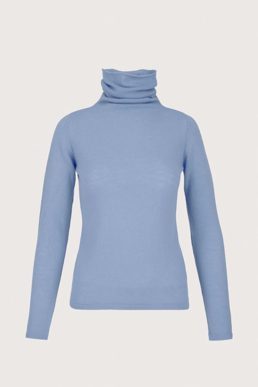 Sass & Edge Women's Flodden Cowl Neck Cashmere Scarf in Blue | Soft & Luxurious Wrap