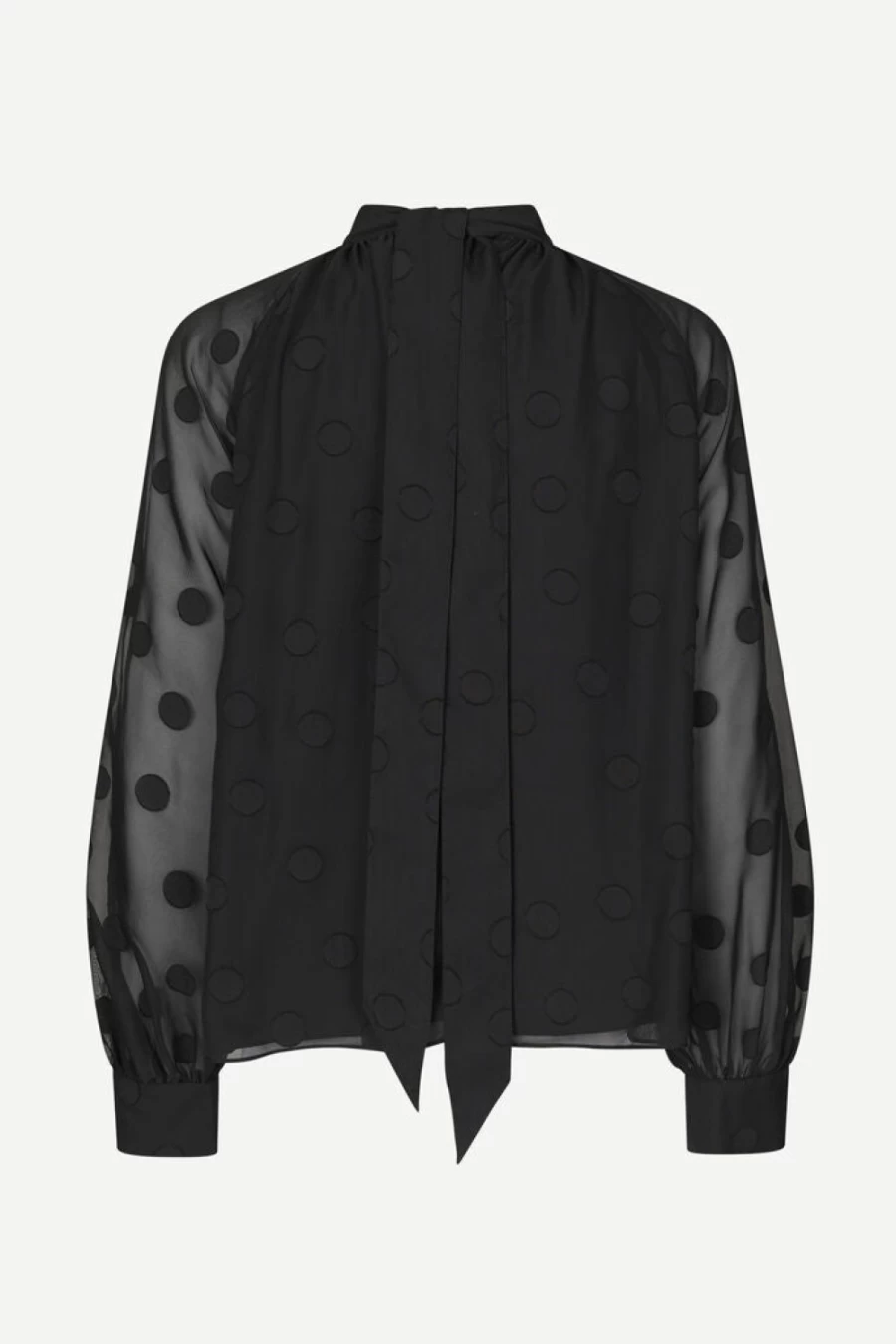 Samsoe Samsoe Women's Ebbali Blouse in Black - Elegant Feminine Top