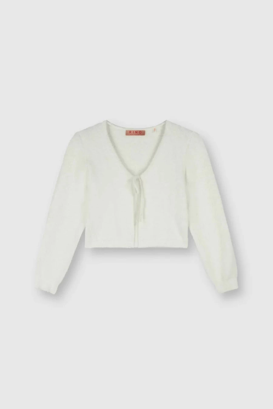 Rino & Pelle Women's Kiki Short Cardigan in Snow White - Cozy Knit Winter Wear
