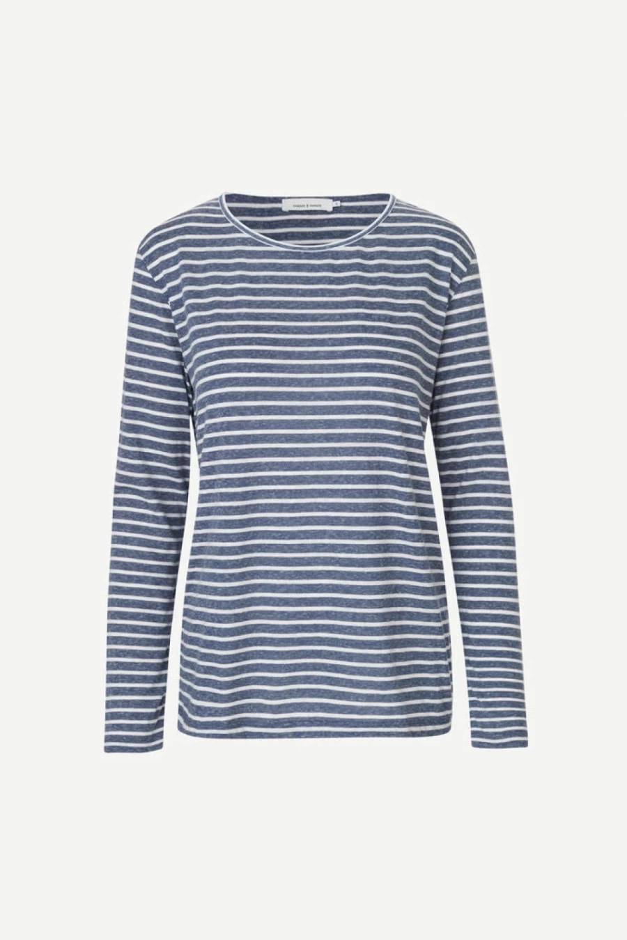 Samsoe Samsoe Women's Nobel LS Stripe Navy/White Long Sleeve Shirt