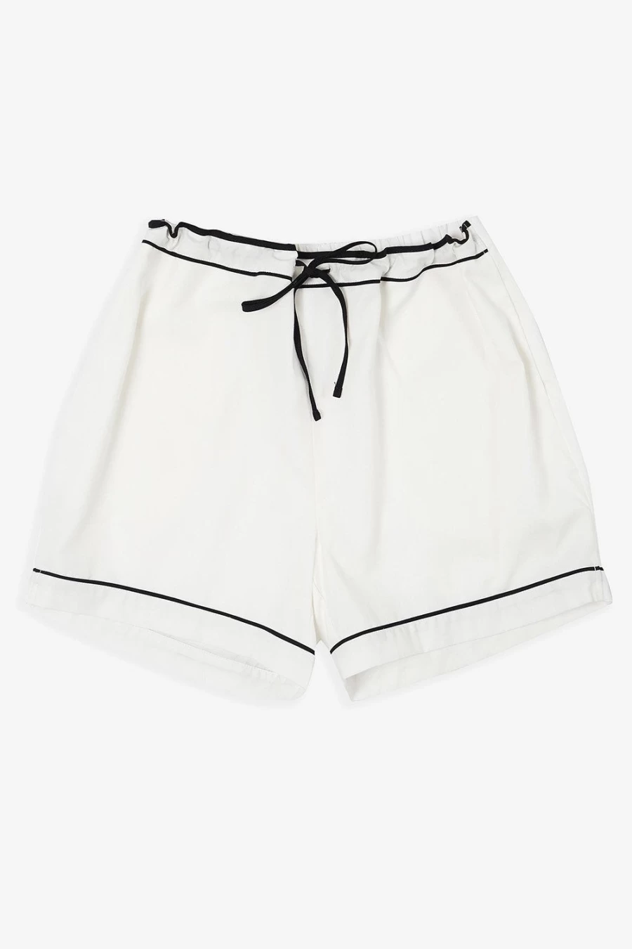 BREATHE Women's Pj Shorts - Comfortable White Sleepwear for Ladies