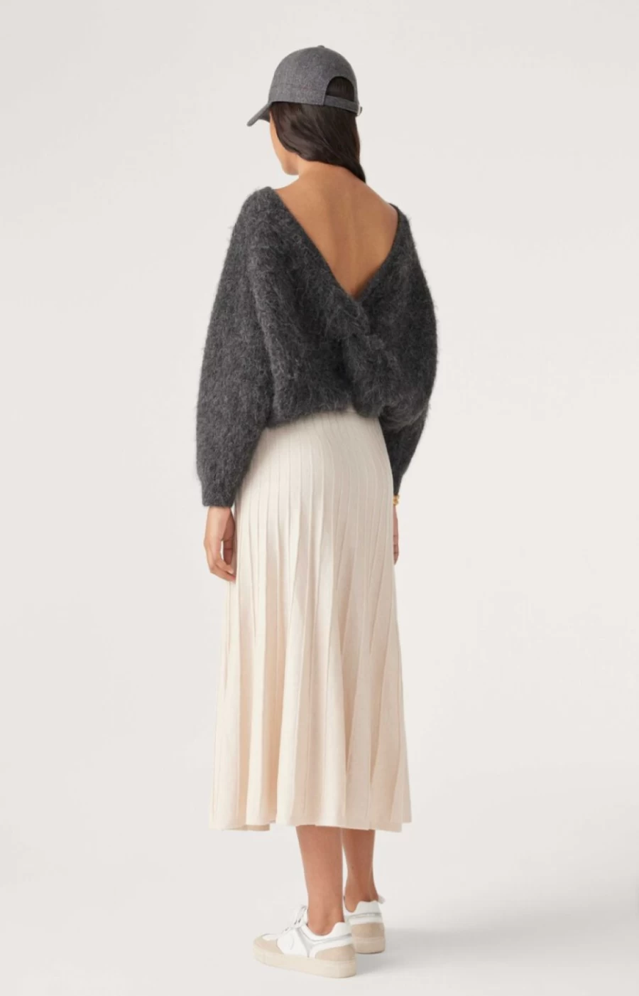 ba&sh Women's Jada Skirt in Beige - Elegant Casual Style