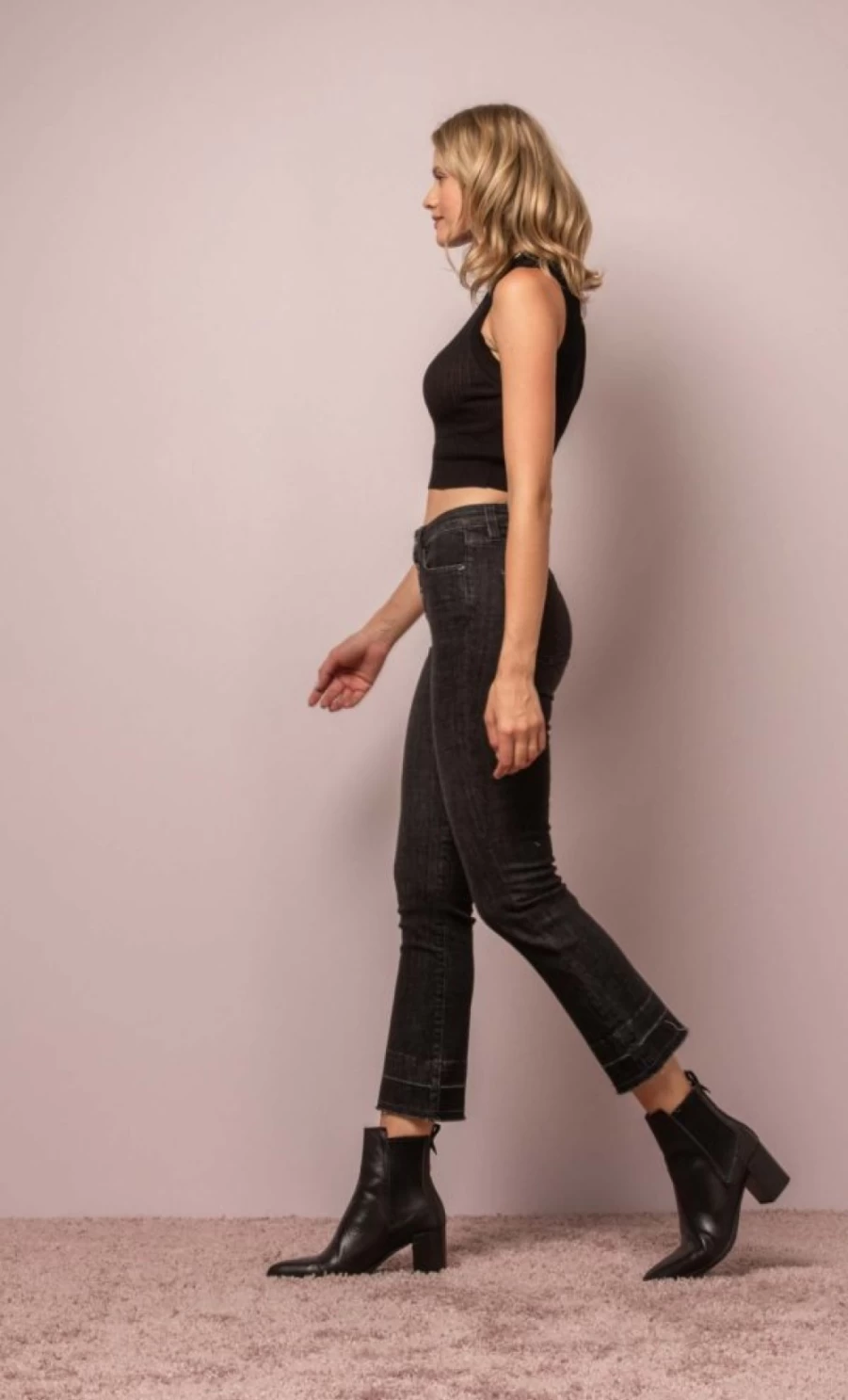 Denim Studio Women's Camille Jean Black Denim Jeans