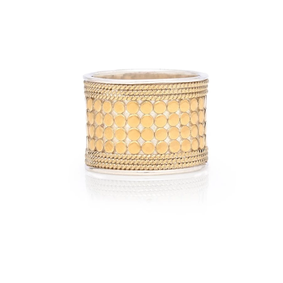 Anna Beck Women's Classic Gold Band Ring - Timeless Elegance & Style