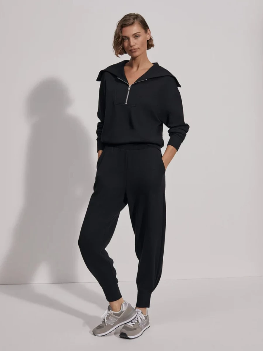 Varley Women's Relaxed Fit Pants - 27.5" Length in Black