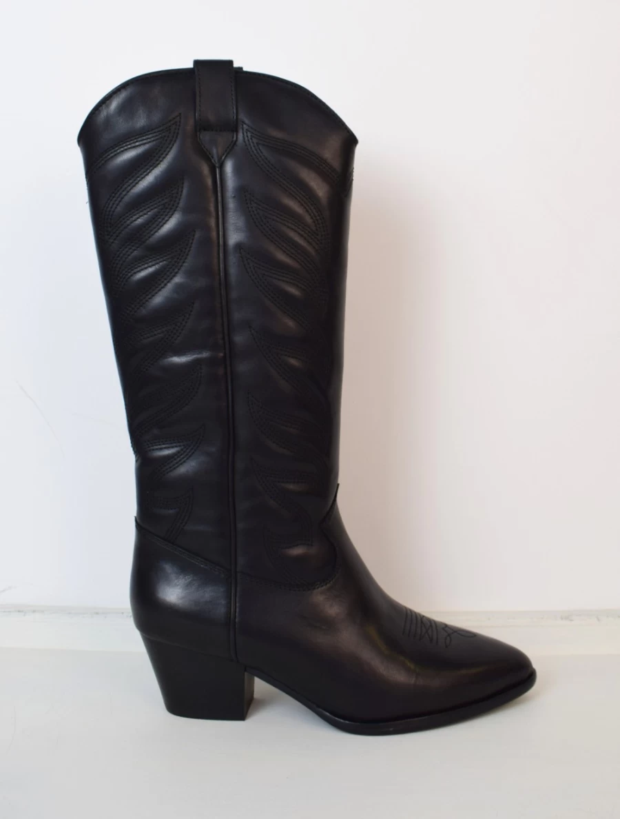 ASH Women's Heaven Boot Black - Stylish Black Ankle Boots for Women