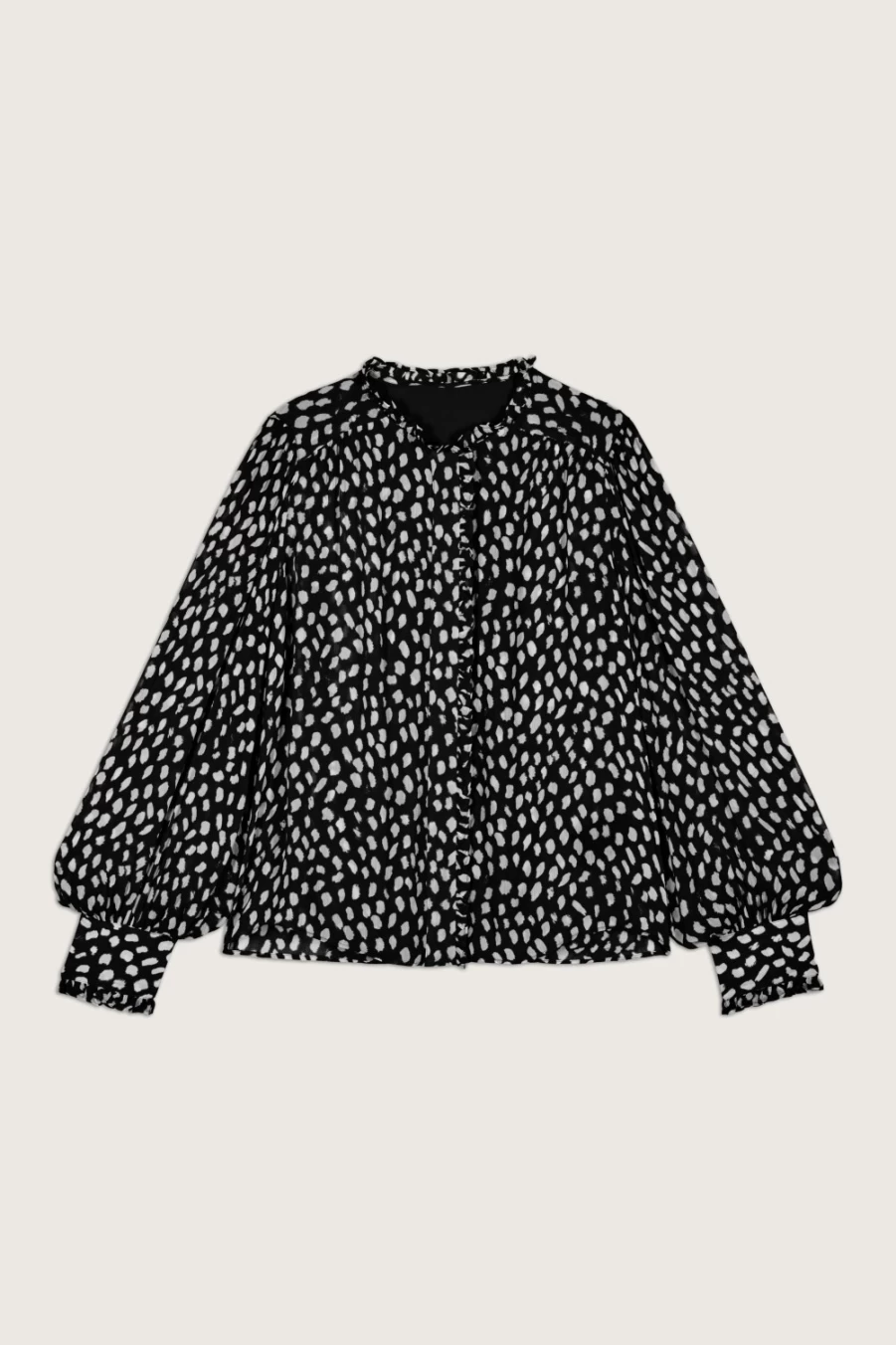 ba&sh Women's Bingo Long Sleeve Shirt Stylish Casual Blouse for Everyday Wear