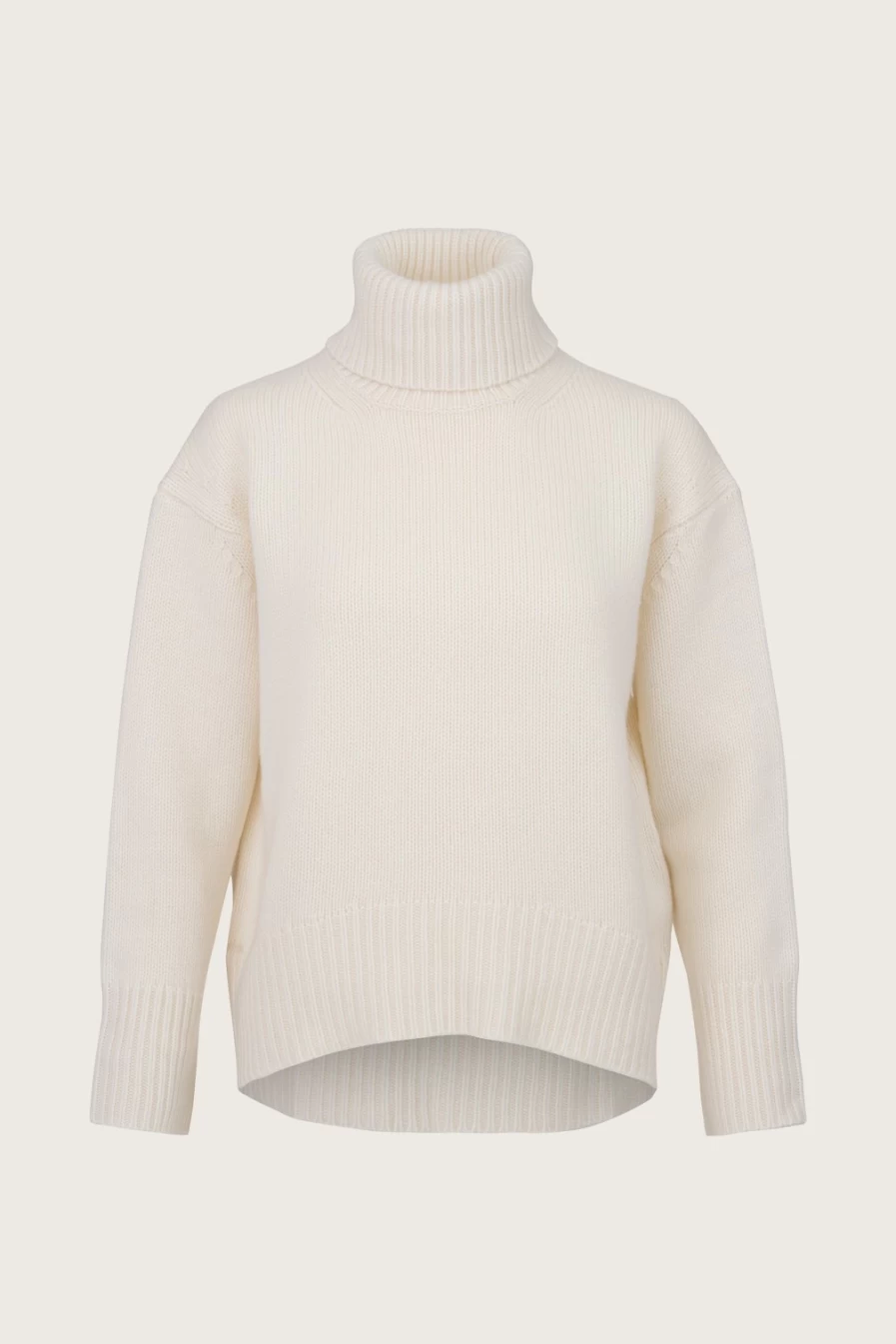 Not Shy Women's Audrey Knit Sweater in Ecru - Soft Casual Pullover