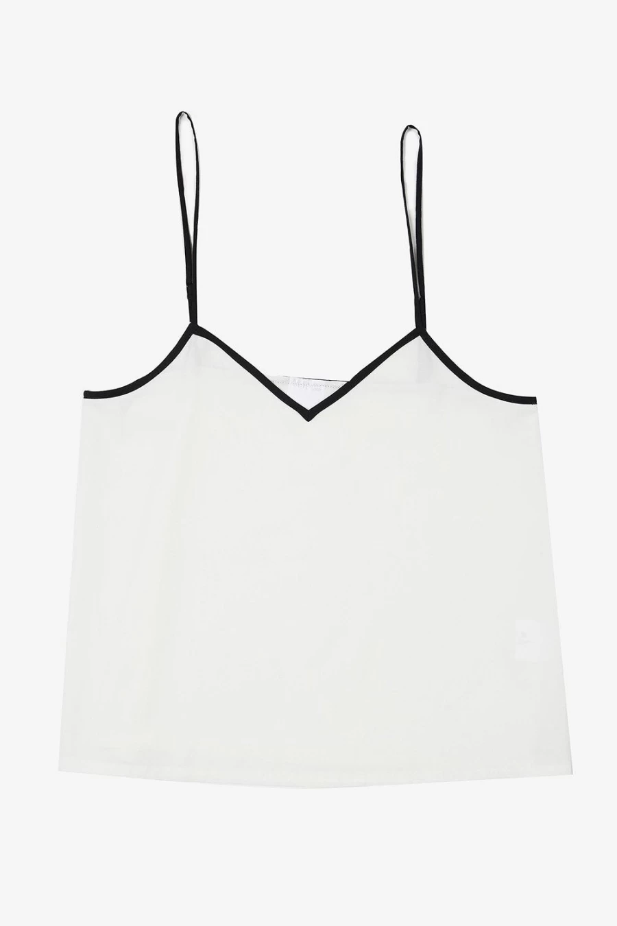 BREATHE Women's Pj Camisole - Soft White Sleepwear Top for Comfort