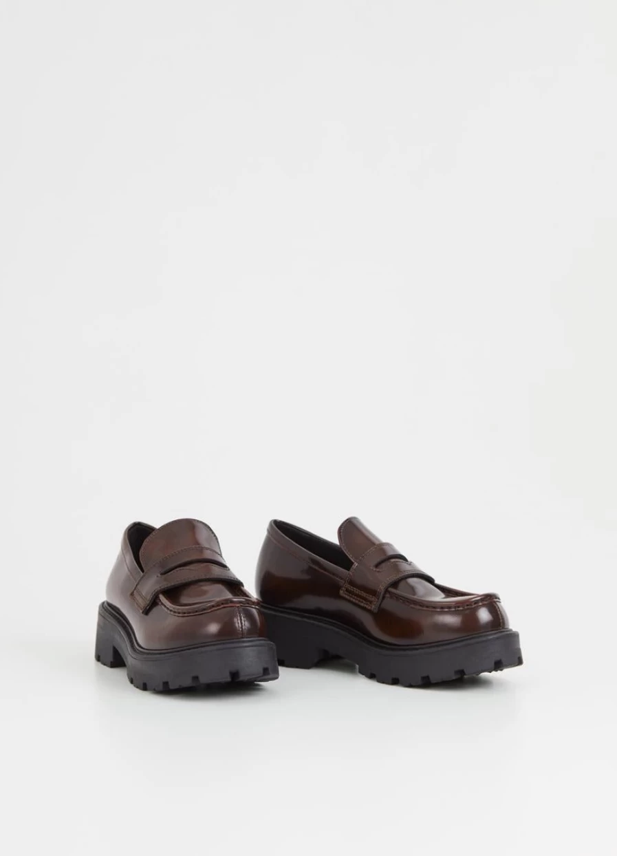 Vagabond Women's Cosmo 2.0 Penny Loafer in Brandy - Classic Slip-On Style