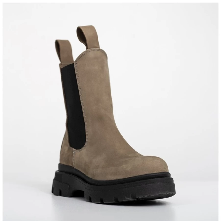 BRGN Women's Waterproof Chelsea Boots in Camel - Comfortable & Stylish Ankle Boots