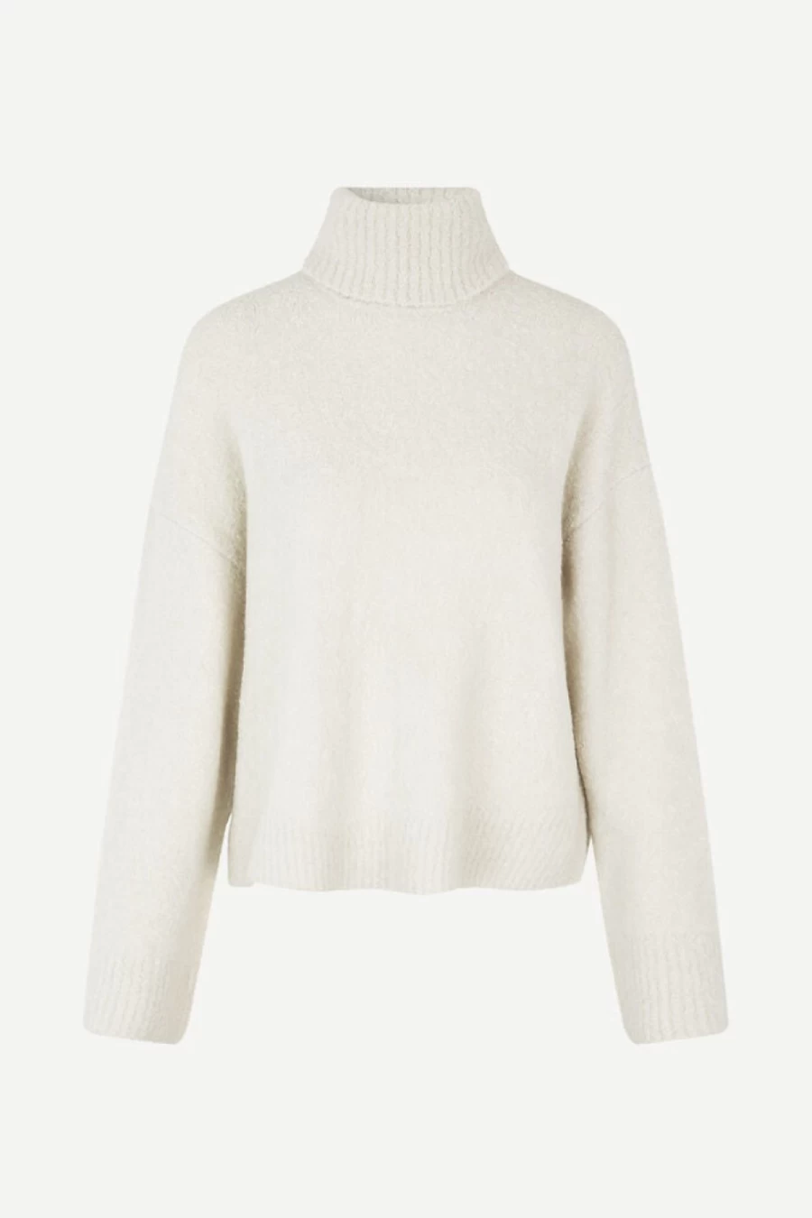 Samsoe Samsoe Women's Mandi White Onyx Turtleneck Sweater