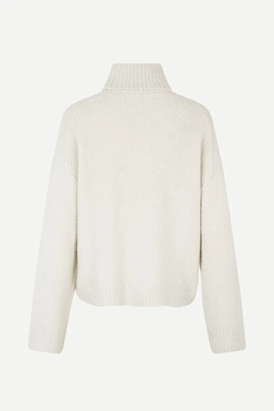 Samsoe Samsoe Women's Mandi White Onyx Turtleneck Sweater