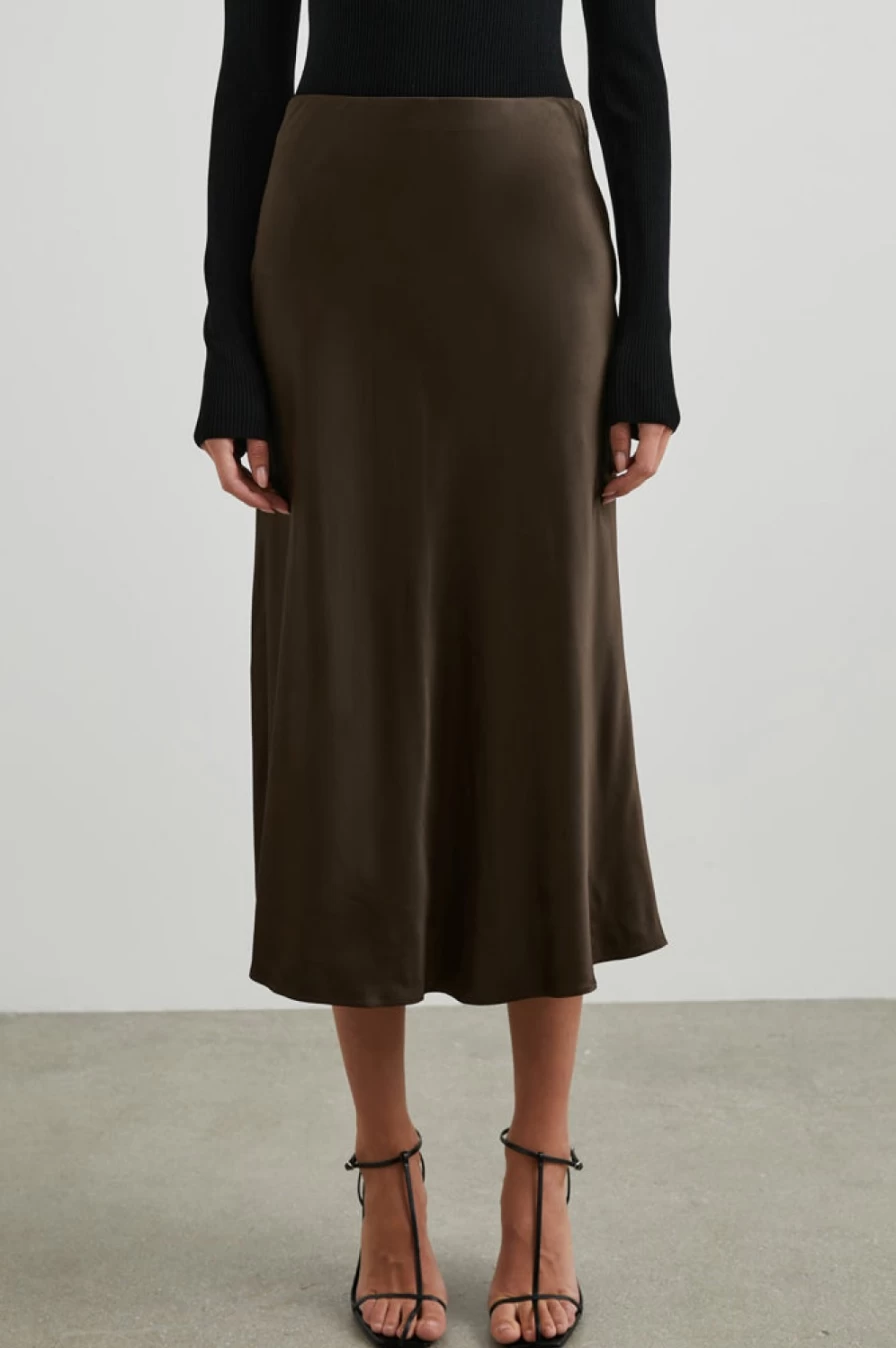 Rails Women's Anya Skirt in Moss Green - Boho Chic High Waist A-Line Mini Skirt