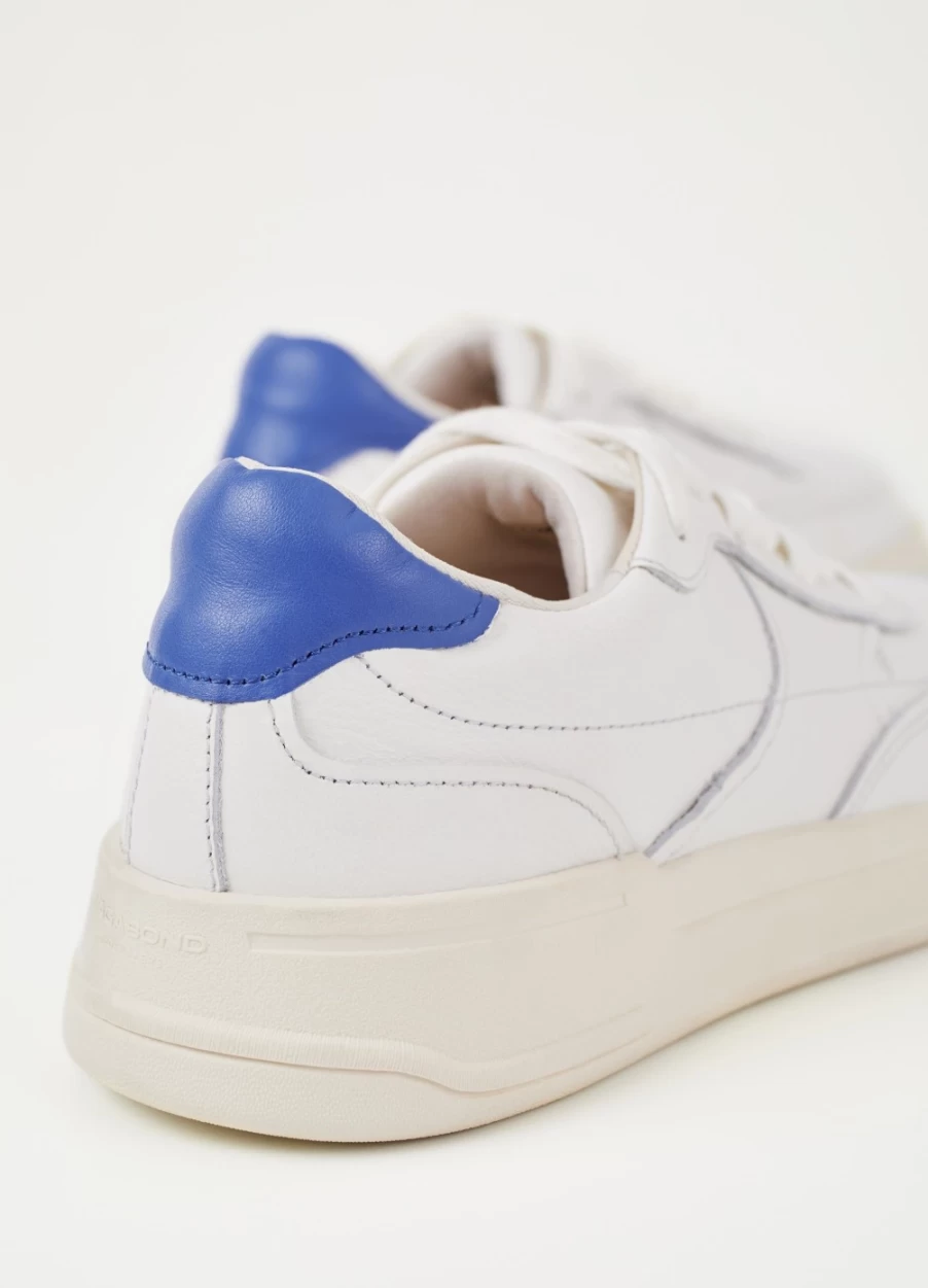Vagabond Women's Selena White and Cobalt Leather Sneakers