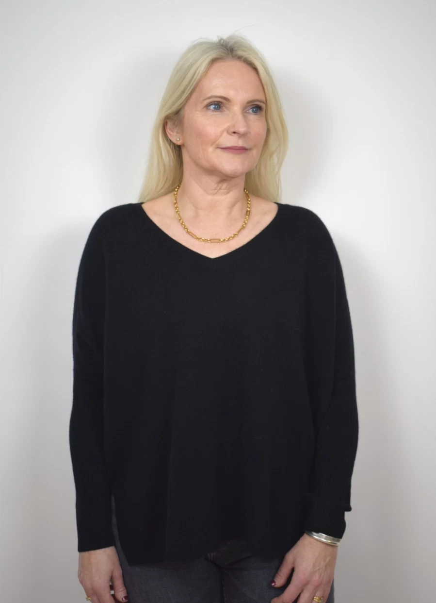 Not Shy Women's Faustine Jumper Ebene - Stylish Knit Sweater for Women