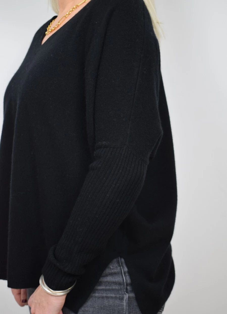 Not Shy Women's Faustine Jumper Ebene - Stylish Knit Sweater for Women