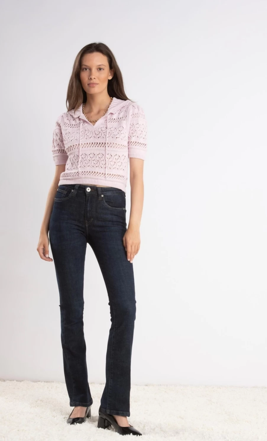 Denim Studio Women's Brooke 32 Dark Wash Blue Jeans