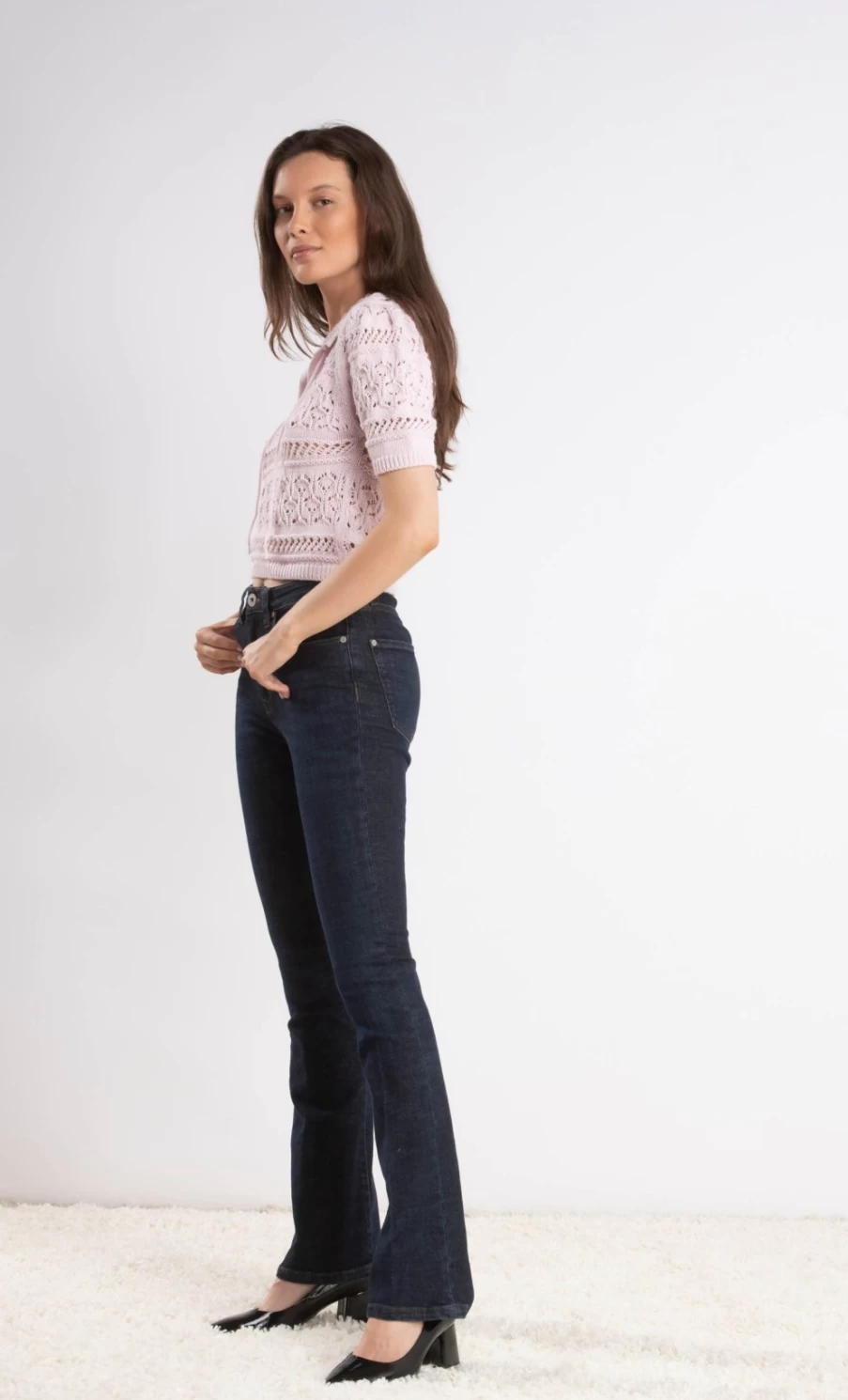 Denim Studio Women's Brooke 32 Dark Wash Blue Jeans