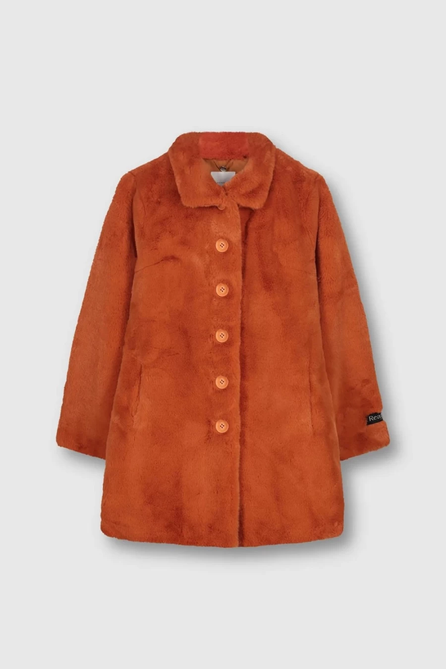 Rino & Pelle Women's Nonna Coat Pottery - Elegant Italian Wool Blend Overcoat