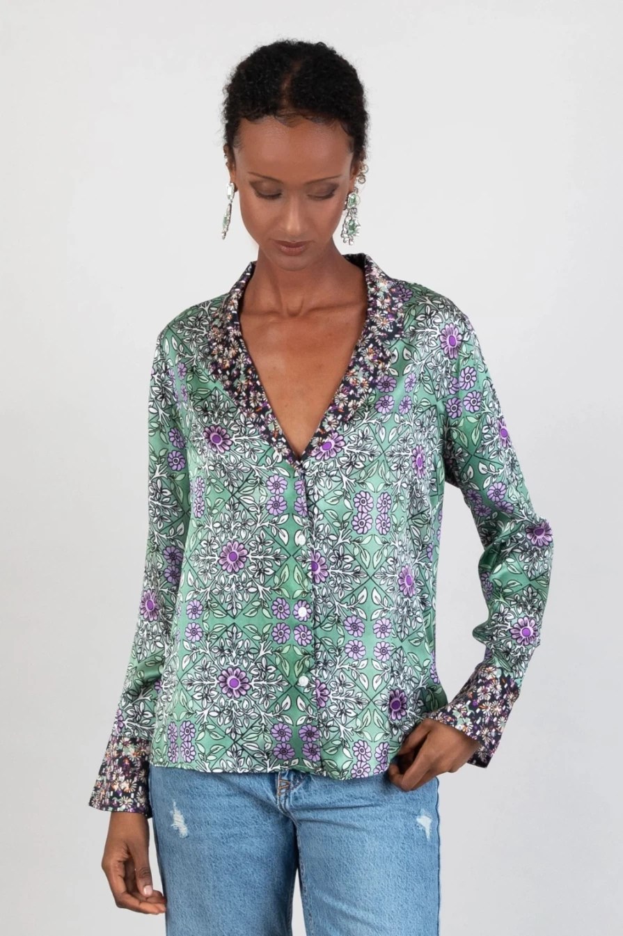 Jessica Russell Flint Women's Gisela Blazer Shirt | Stylish & Elegant Outerwear
