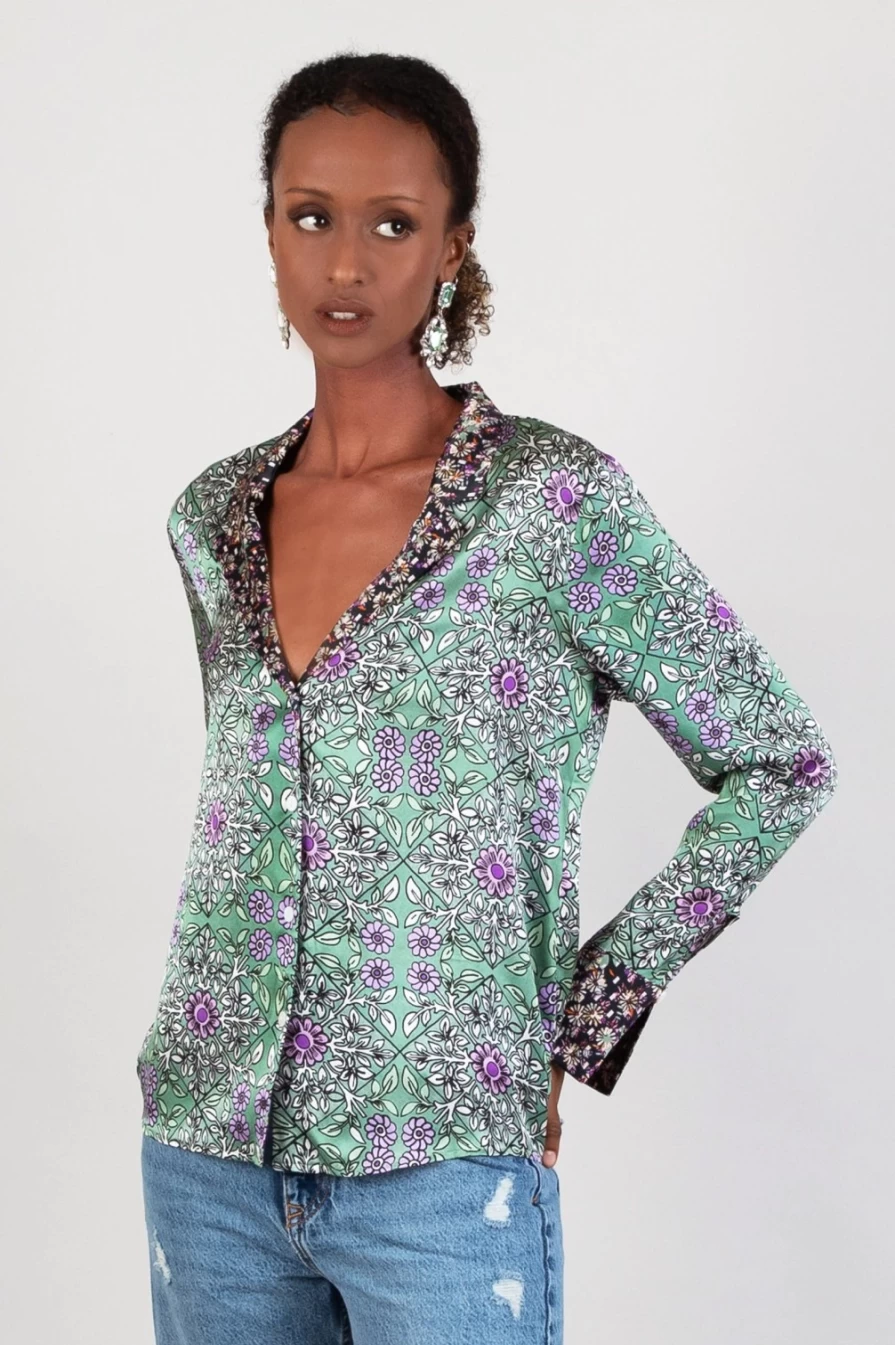 Jessica Russell Flint Women's Gisela Blazer Shirt | Stylish & Elegant Outerwear