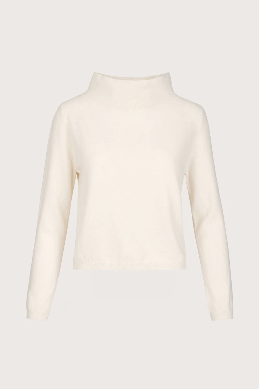 Sass & Edge Women's Latimer White Ice Turtle Neck Sweater
