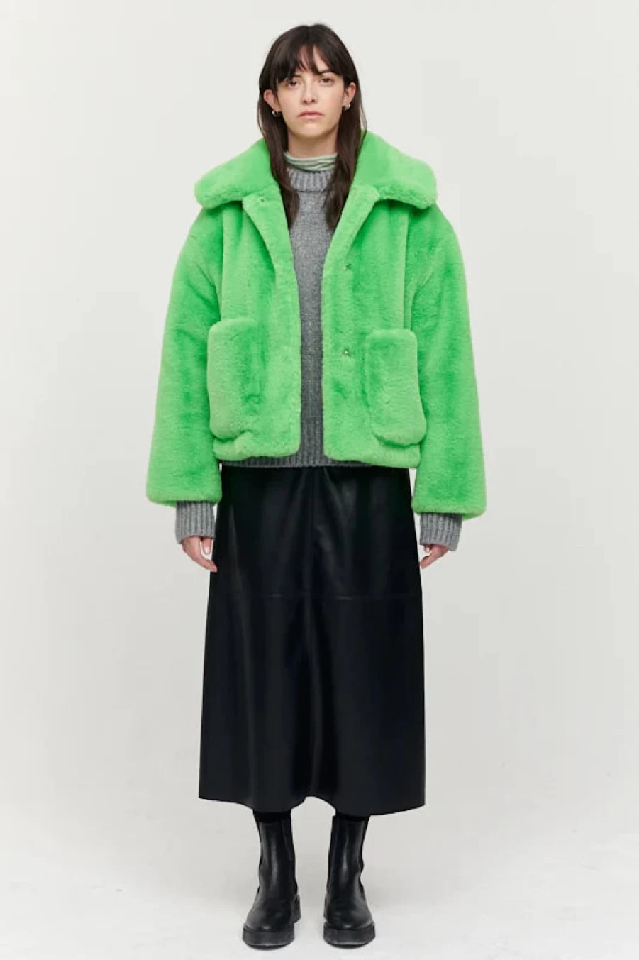 Jakke Women's Traci Neon Green Jacket - Bright Fashion Outerwear