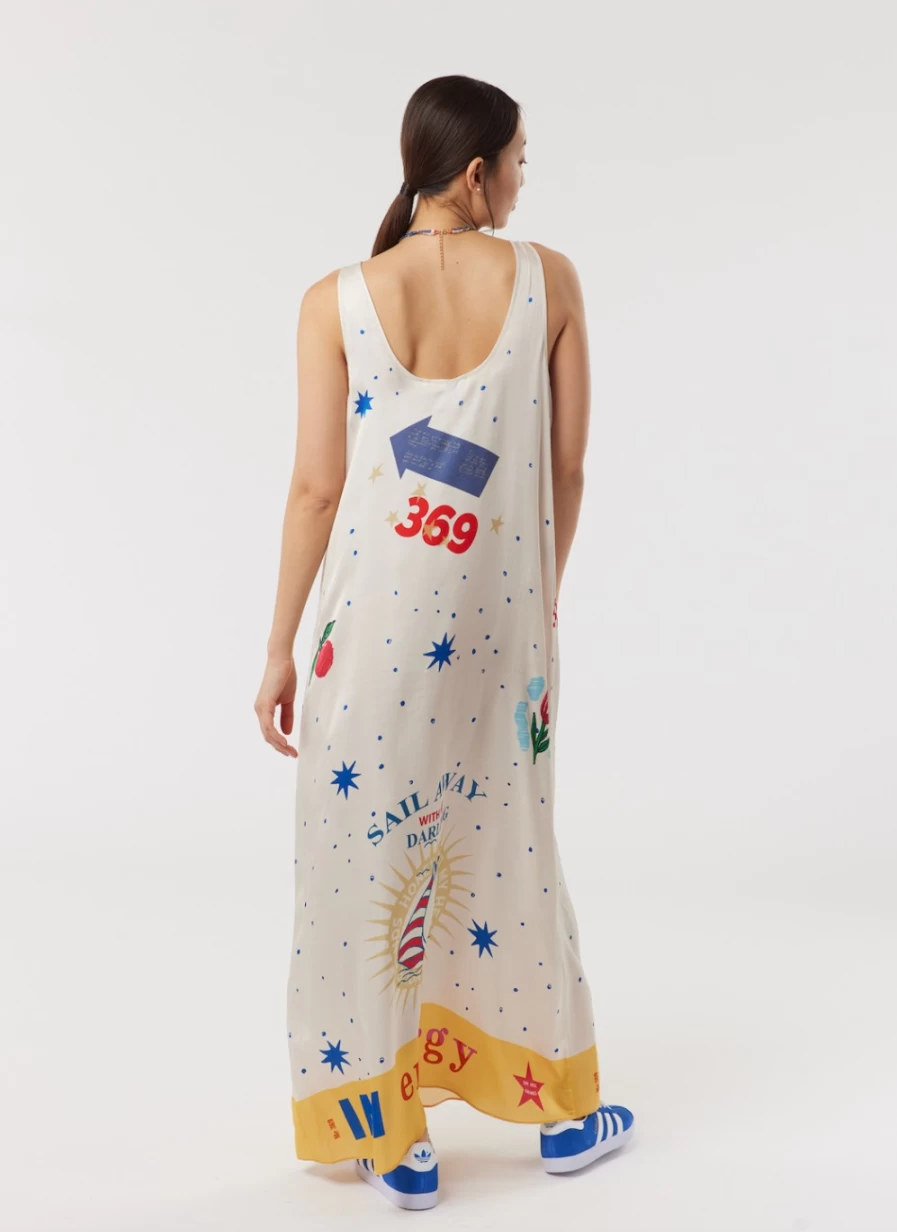 Me369 Women's Allison Nautical Dress - Stylish Navy Blue Summer Dress for Women