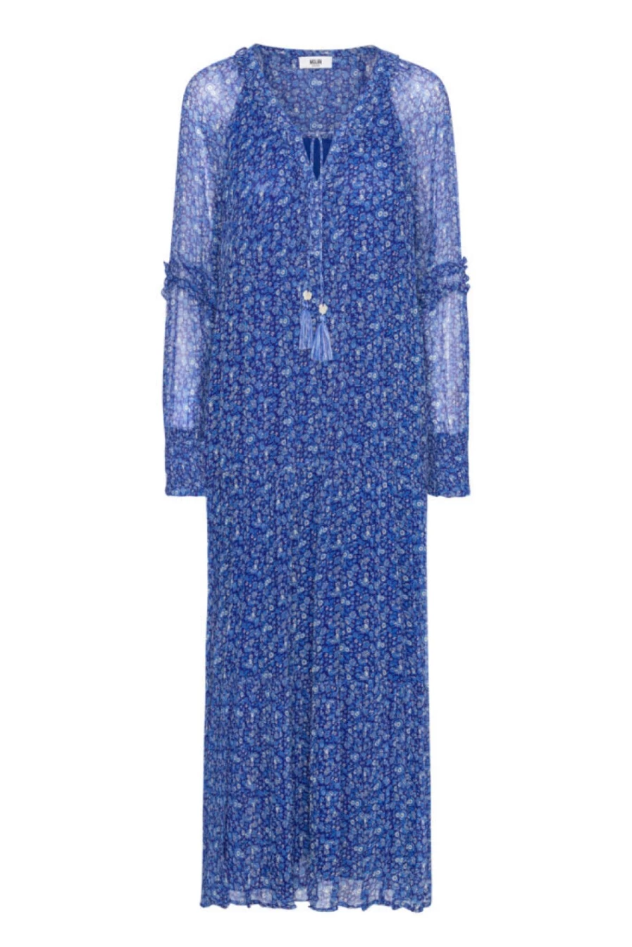 Moliin Women's Primrose Dress in Clematis Blue - Floral Summer Dress