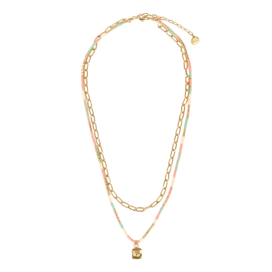 Mishky Pastel Sight Necklace for Women - Elegant Dainty Pendant Jewelry Gift