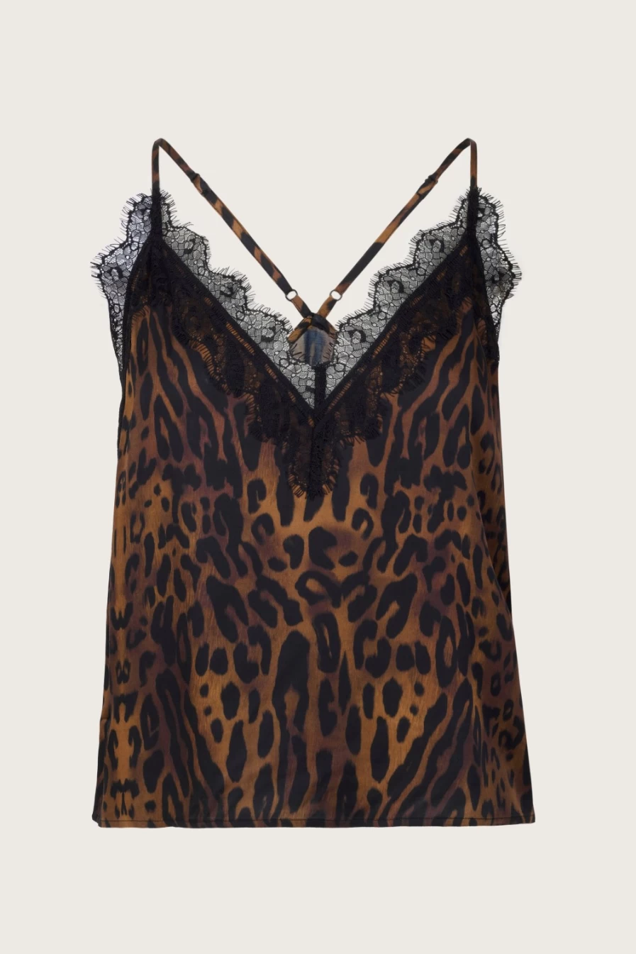 Not Shy Women's Holly Camisole Top - Leopard Print Summer Tank