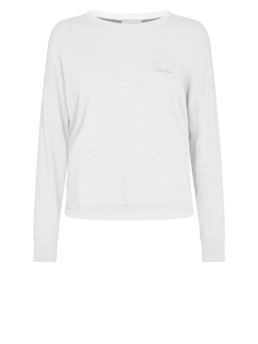 Mos Mosh Women's O-Ls Tee White Casual Short Sleeve T-Shirt