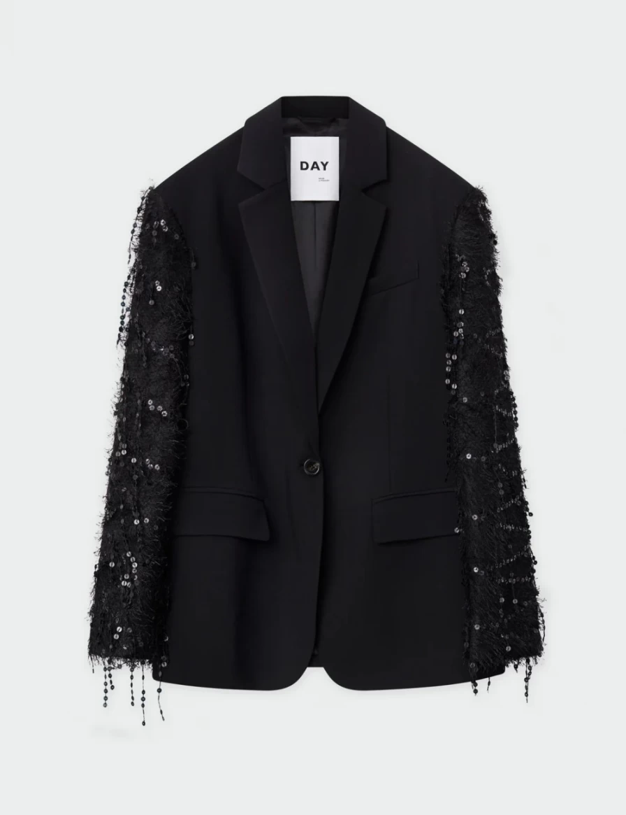 Day Birger et Mikkelsen Women's Allen Classic Black Gabardine Blazer