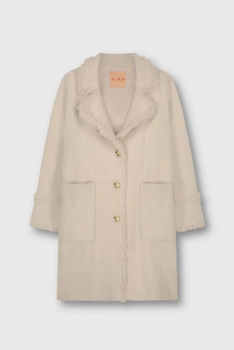 Rino & Pelle Women's Catena Cardigan in Stone - Elegant Knit Sweater