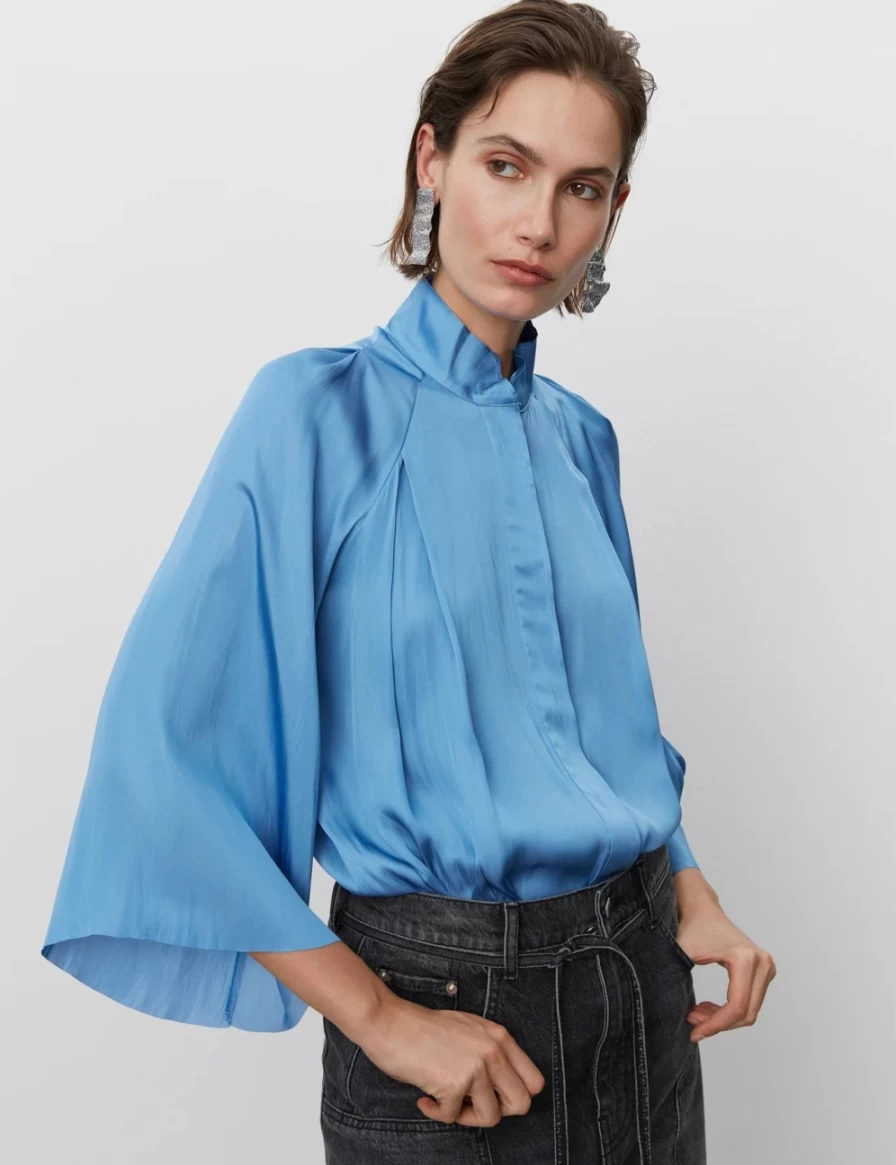 Day Birger et Mikkelsen Women's Jules Top in Silver Lake Blue