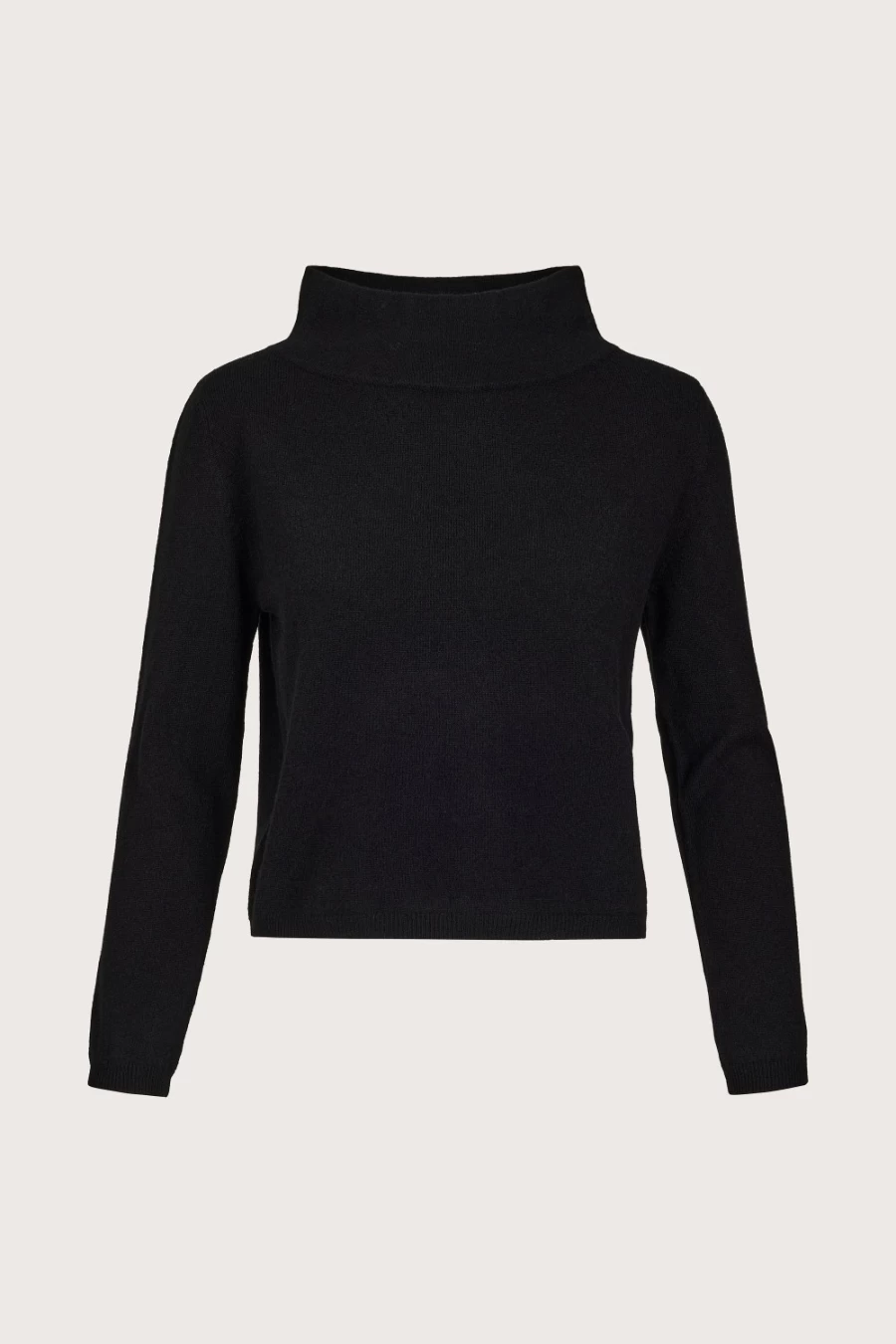Sass & Edge Women's Latimer Black Turtle Neck Sweater