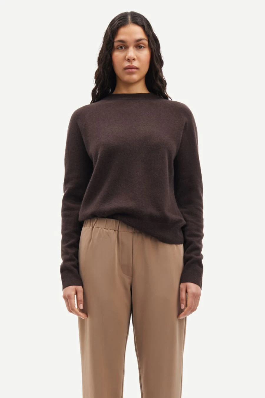 Samsoe Samsoe Women's Boston O-Neck Mole Sweater
