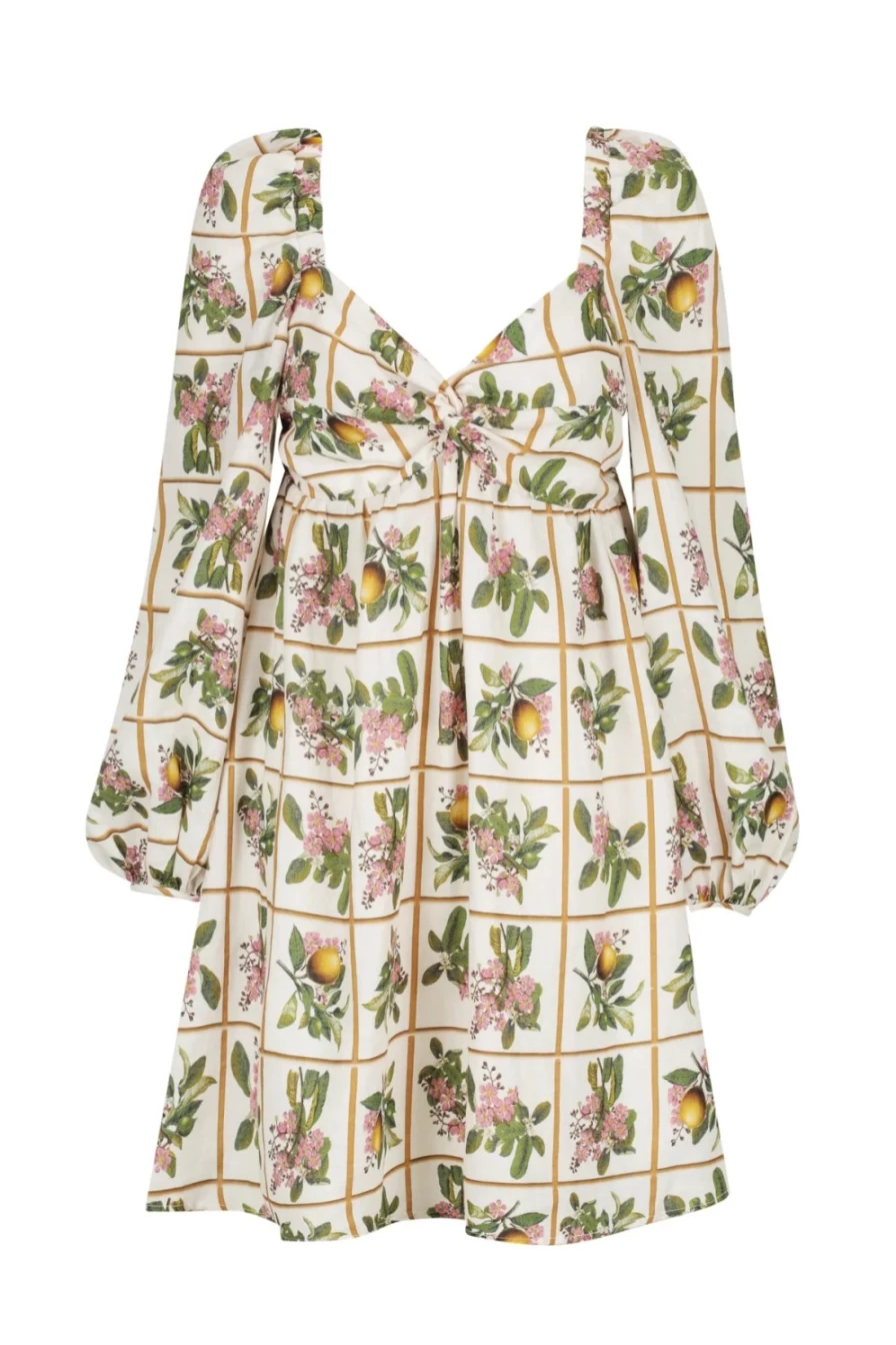 Sancia Women's Josette Dress Botanical Print Floral Summer Dress