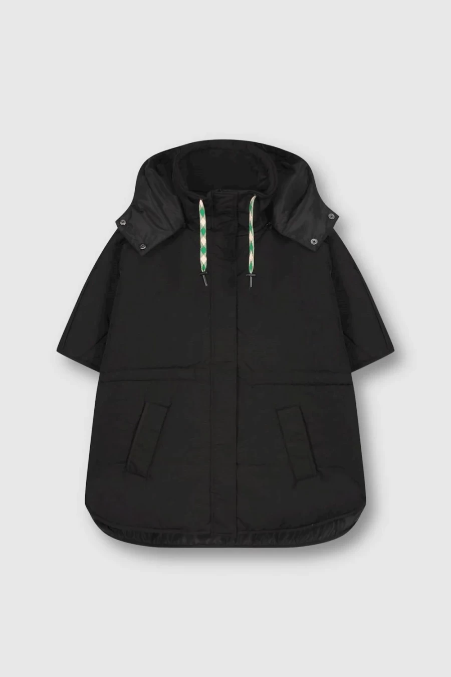 Rino & Pelle Women's Judi Cape Black Stylish Outerwear
