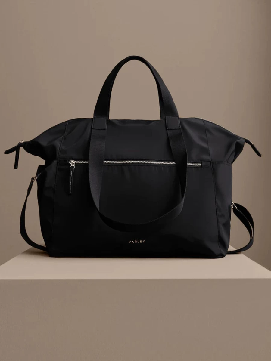 Varley Women's Montlake Weekend Travel Bag - Stylish Black Carryall for Overnight Trips
