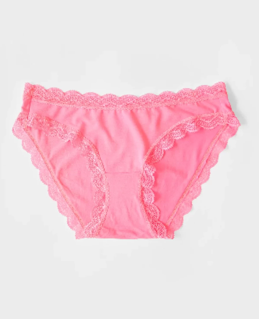 Stripe & Stare Women's Hot Pink Knickers - Single Box Comfortable Underwear