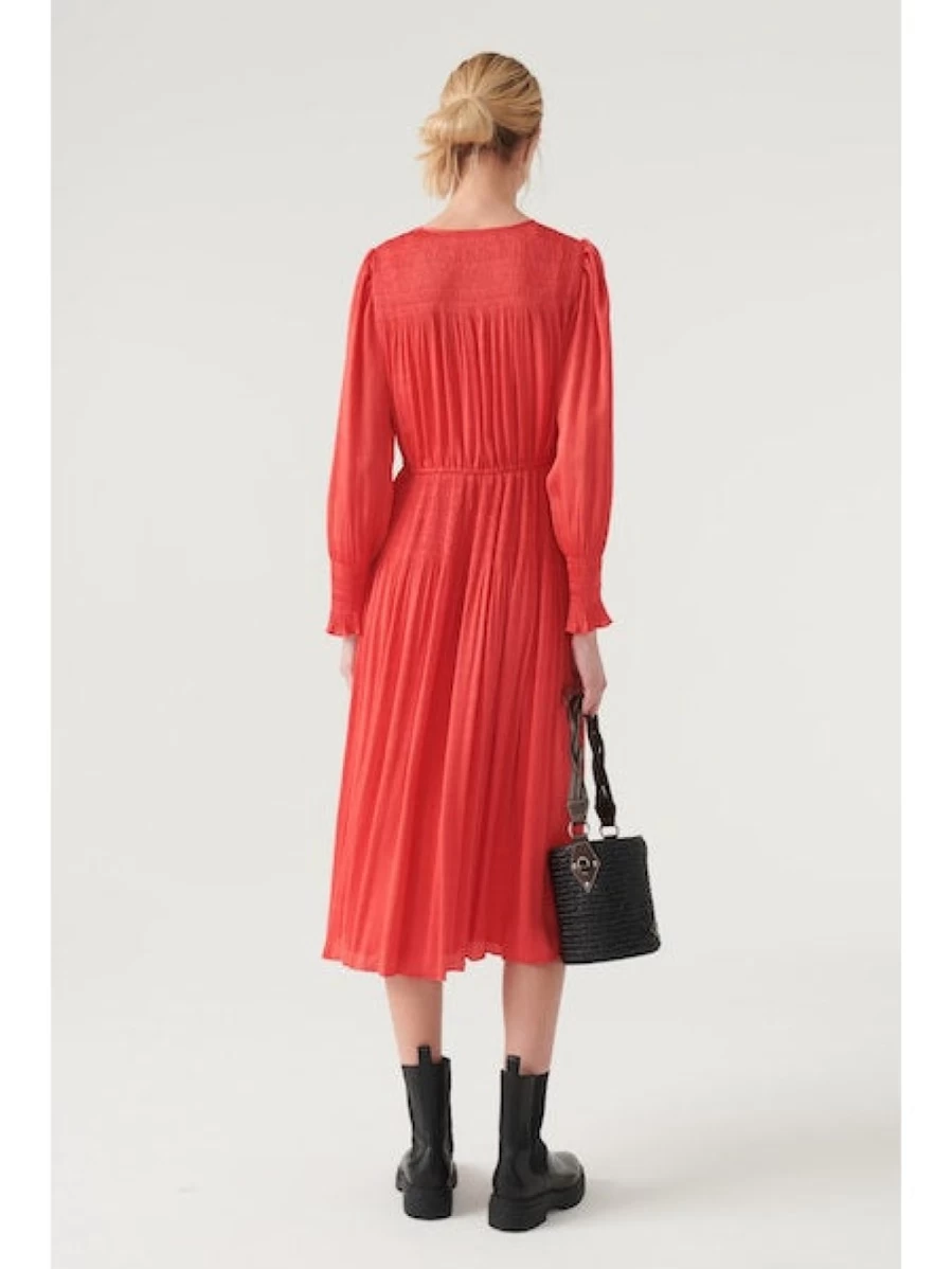 ba&sh Women's Coral Collared Dress