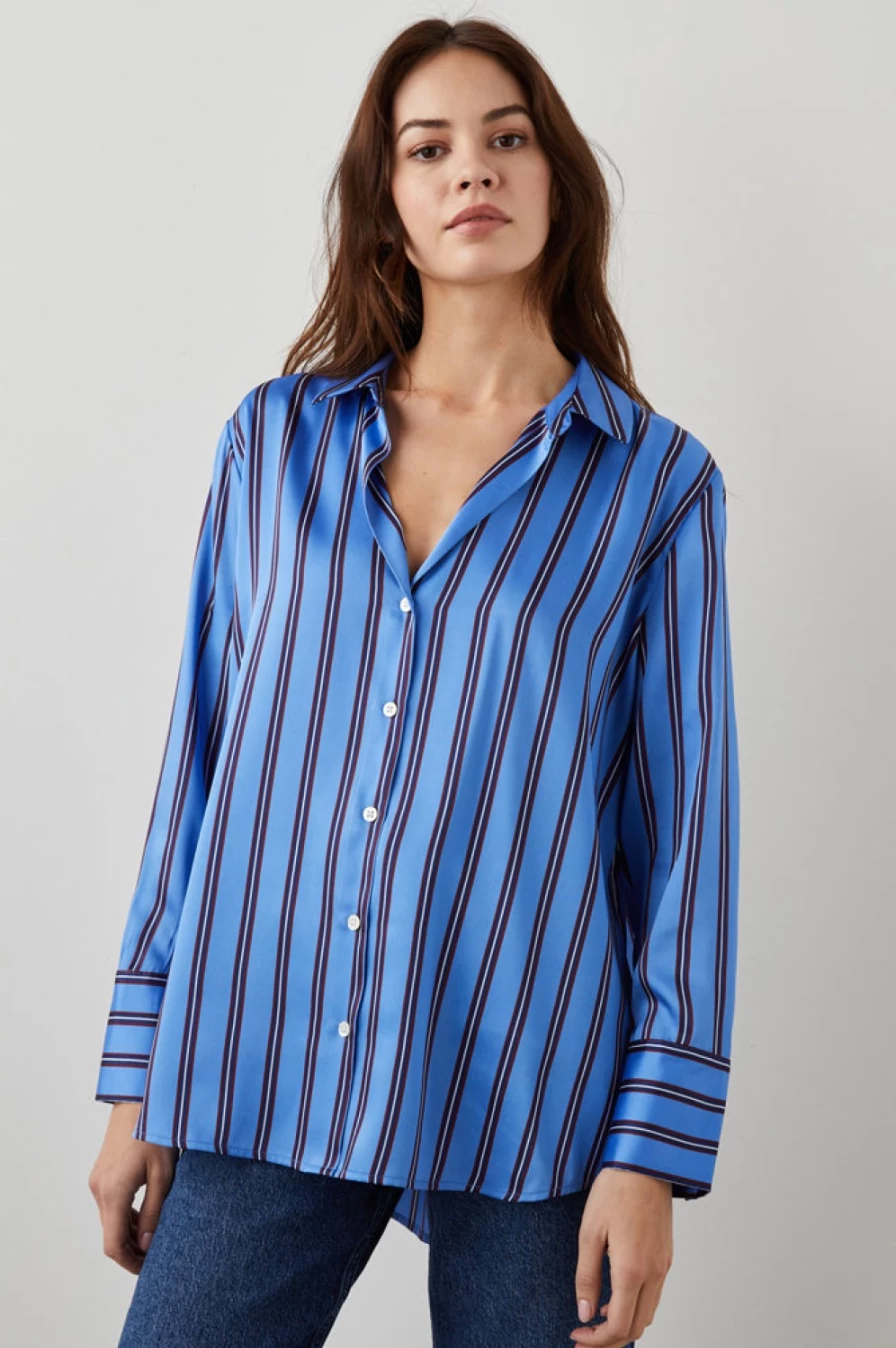 Rails Women's Dorian Shirt in Primrose Stripe - Classic Striped Blouse for Women