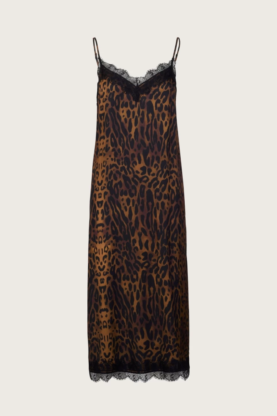 Not Shy Women's Ivy Slip Dress - Leopard Print Boho Chic Mini Dress