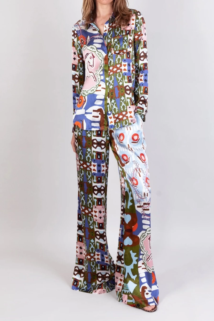 Jessica Russell Flint Women's Wide Leg Trousers - The Pink Horse Style