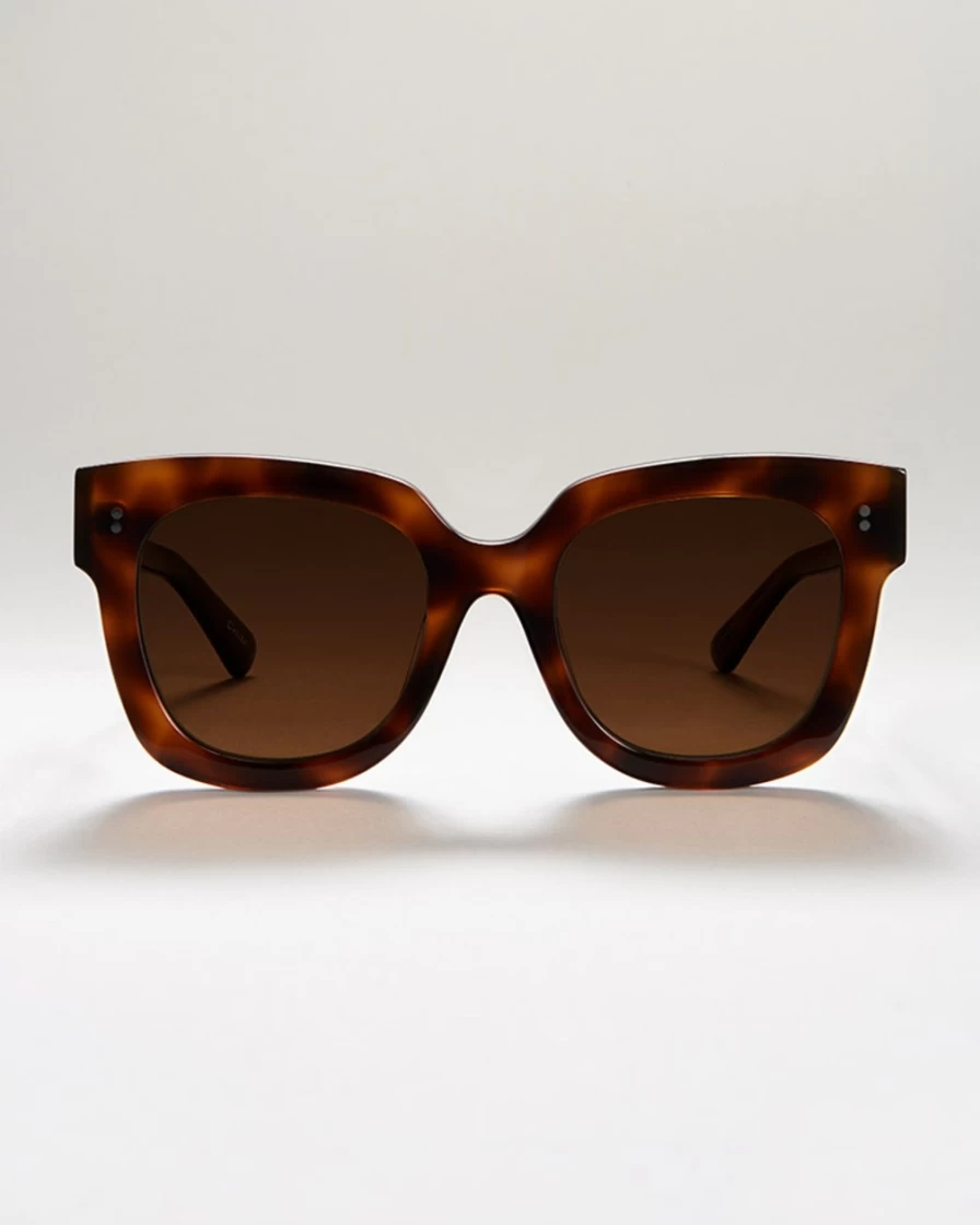 Chimi 08 Tortoise Sunglasses for Women - Classic Tortoiseshell Frame Fashion Eyewear