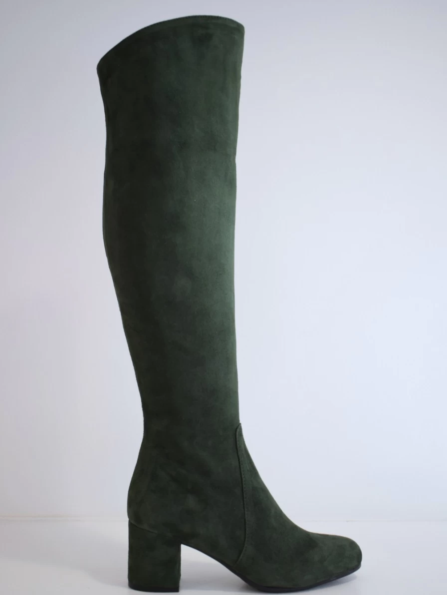 Donna Lei Women's Green New York Boots Fashion Ankle Boots