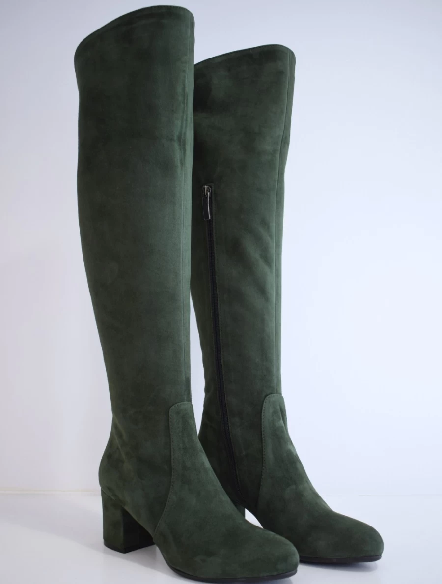Donna Lei Women's Green New York Boots Fashion Ankle Boots